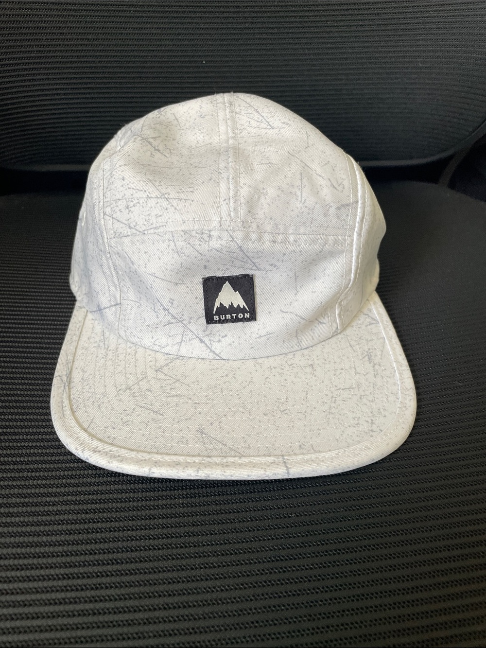 Burton Kids Light Gray Patterned Five-Panel Cap
